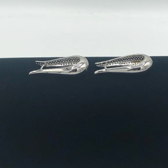 3ct Tulip Hoop Earrings - Picture 10 of 13